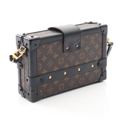 プティット マル モノグラム ショルダーバッグ PVC レザー ブラウン ブラック ルイヴィトン バッグ LOUIS VUITTON