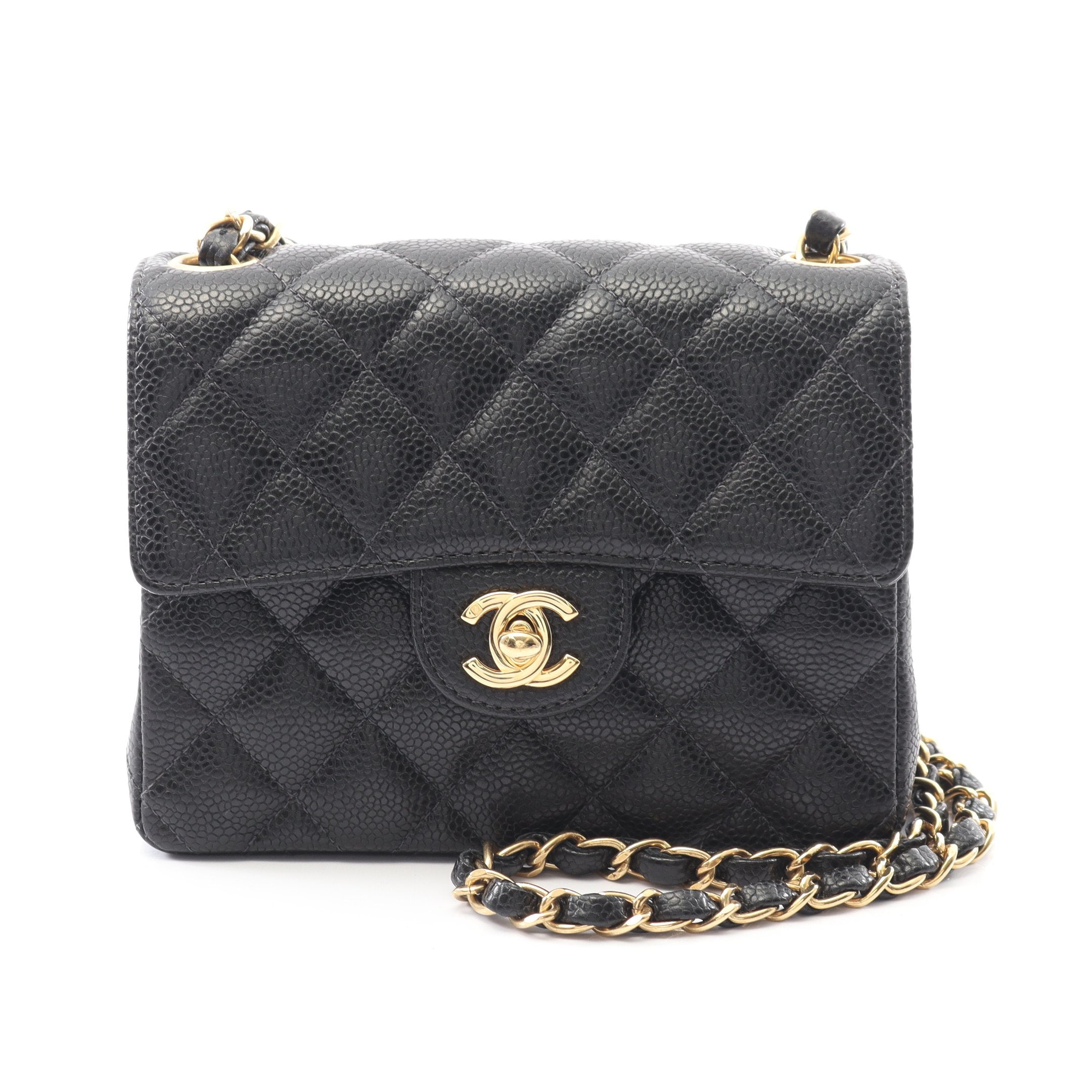 CHANEL シャネル ヴィンテージ チェーンバッグ ミニマトラッセ　ショルダー CHANEL マトラッセ チェーンウォレット 2017年頃 ショルダーバッグ