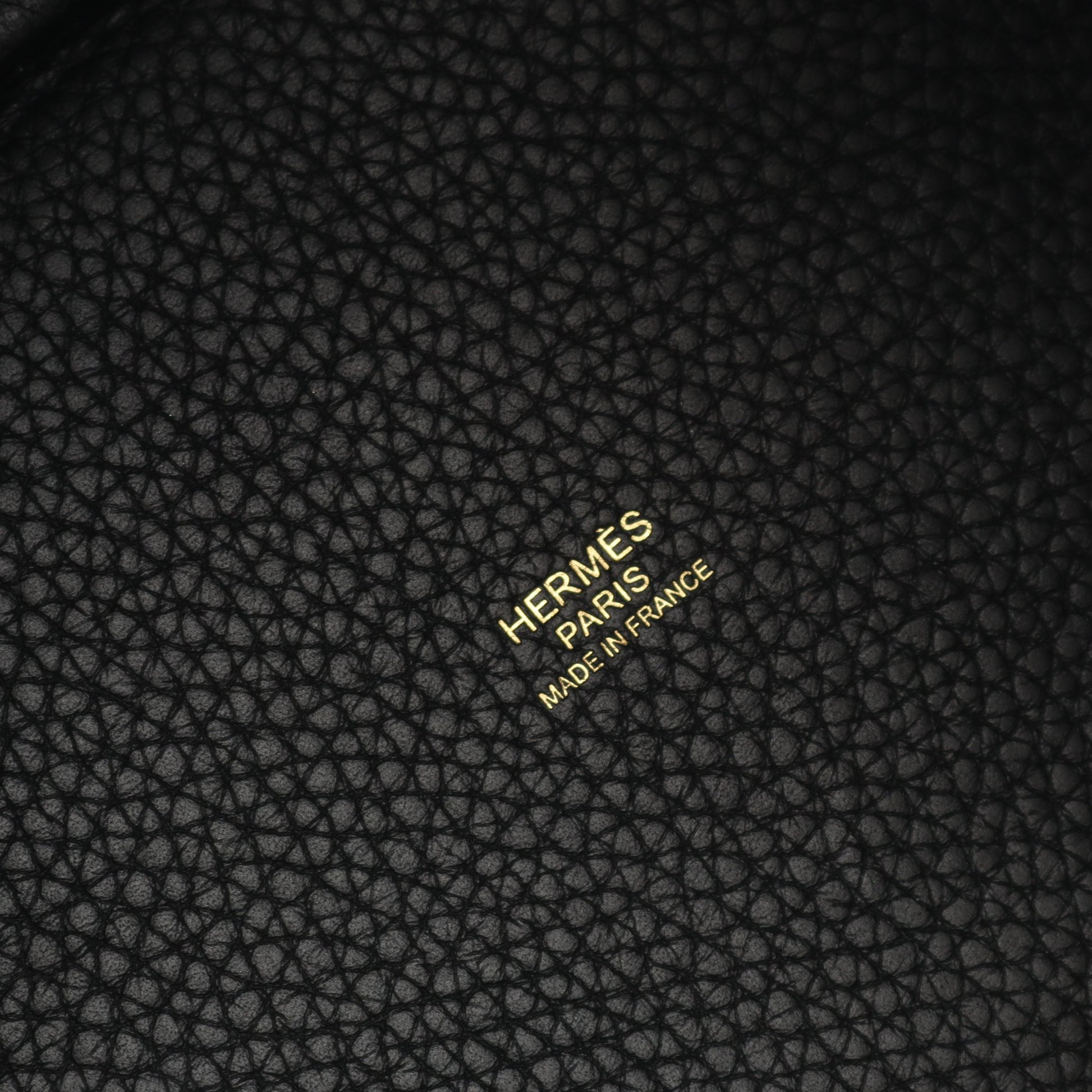 ピコタンロックPM ハンドバッグ トリヨンクレマンス ブラック ゴールド金具 Z刻印 エルメス バッグ HERMES