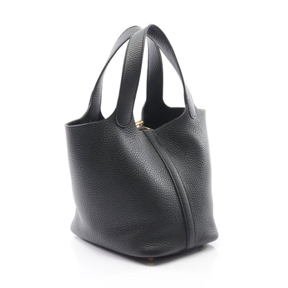 ピコタンロックPM ハンドバッグ トリヨンクレマンス ブラック ゴールド金具 Z刻印 エルメス バッグ HERMES