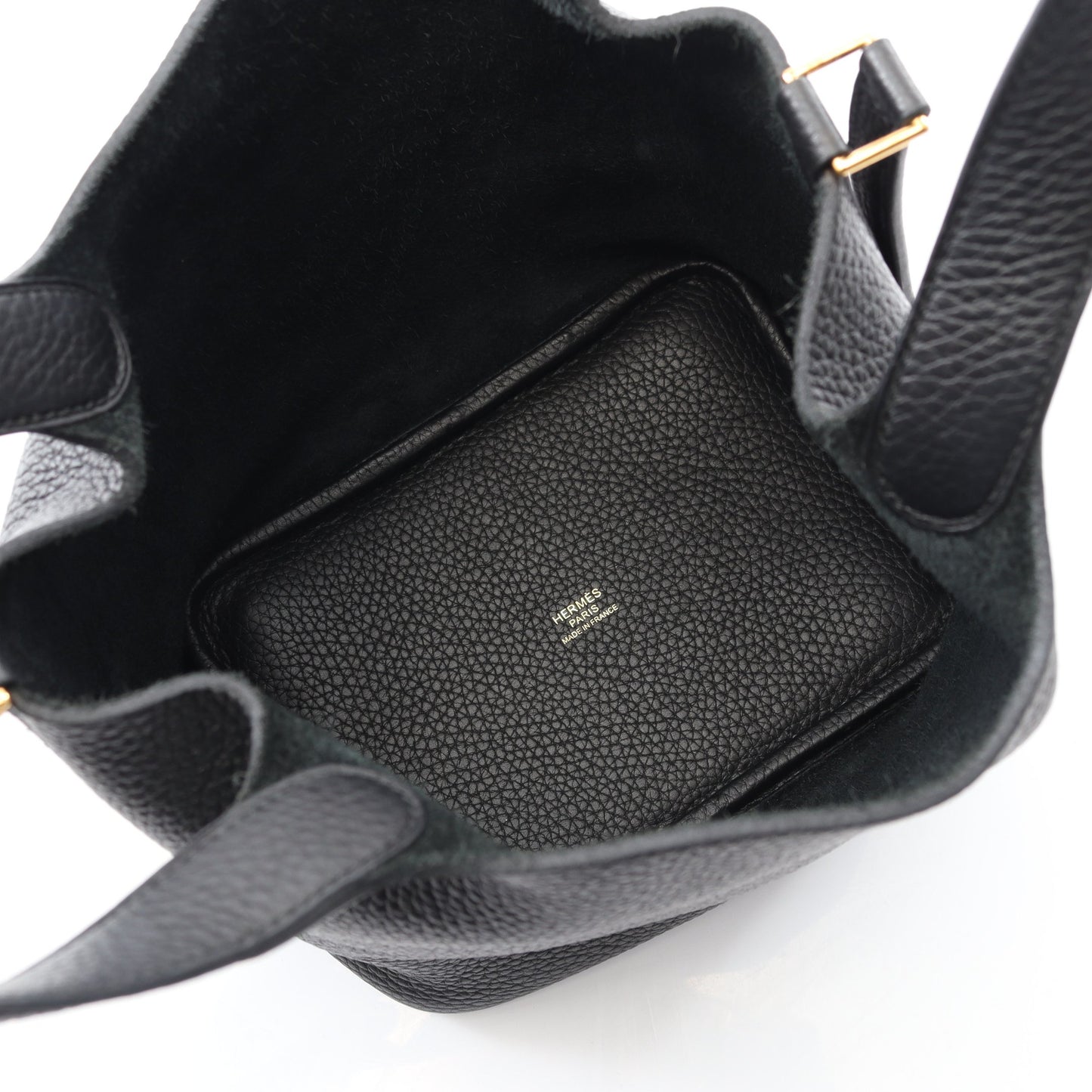 ピコタンロックPM ハンドバッグ トリヨンクレマンス ブラック ゴールド金具 Z刻印 エルメス バッグ HERMES