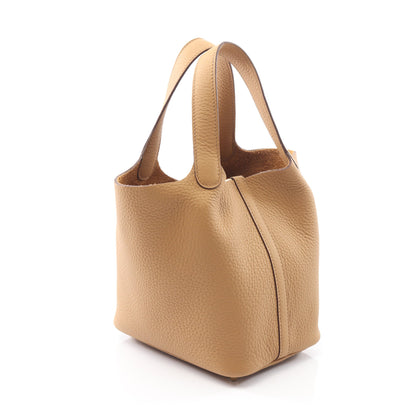 ピコタンロックPM ビスキュイ ハンドバッグ トリヨンクレマンス ベージュ ゴールド金具 W刻印 エルメス バッグ HERMES