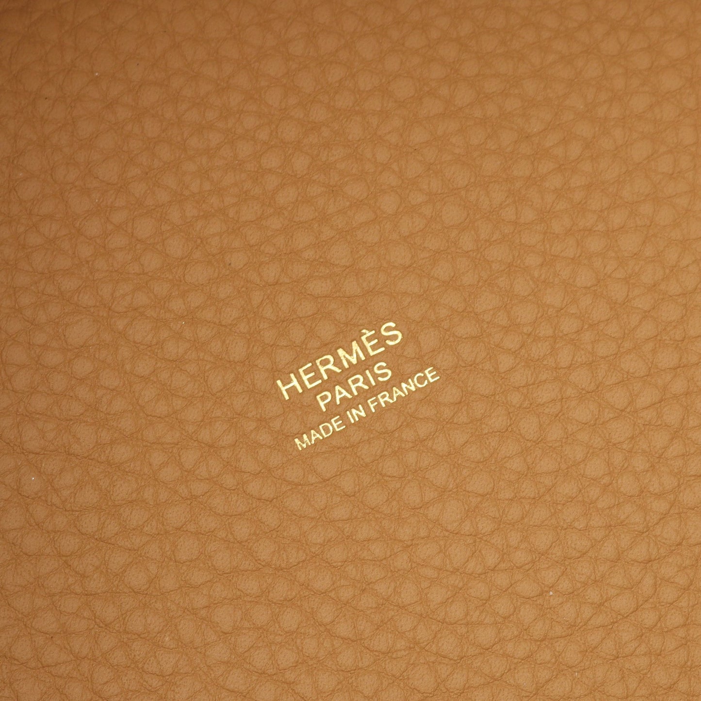 ピコタンロックPM ビスキュイ ハンドバッグ トリヨンクレマンス ベージュ ゴールド金具 W刻印 エルメス バッグ HERMES