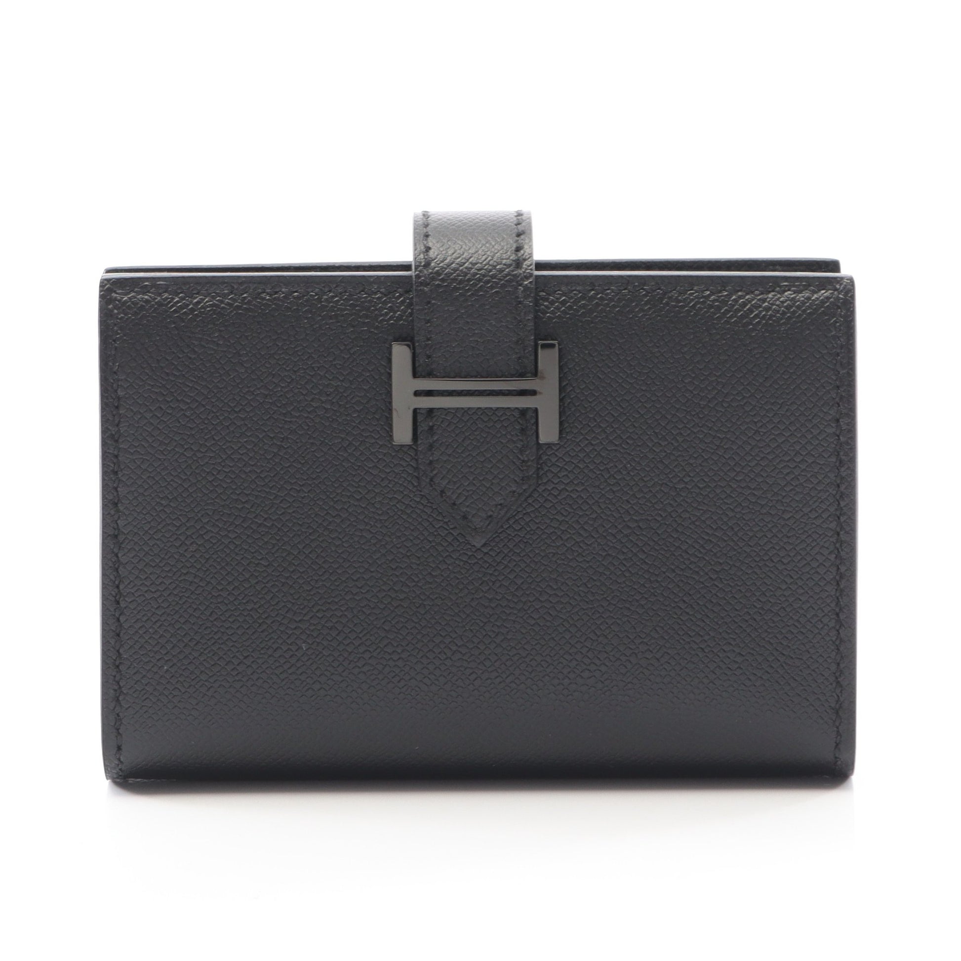 ベアン カードケース ヴォーマダム ブラック ブラック金具 K刻印 エルメス 財布・小物 HERMES