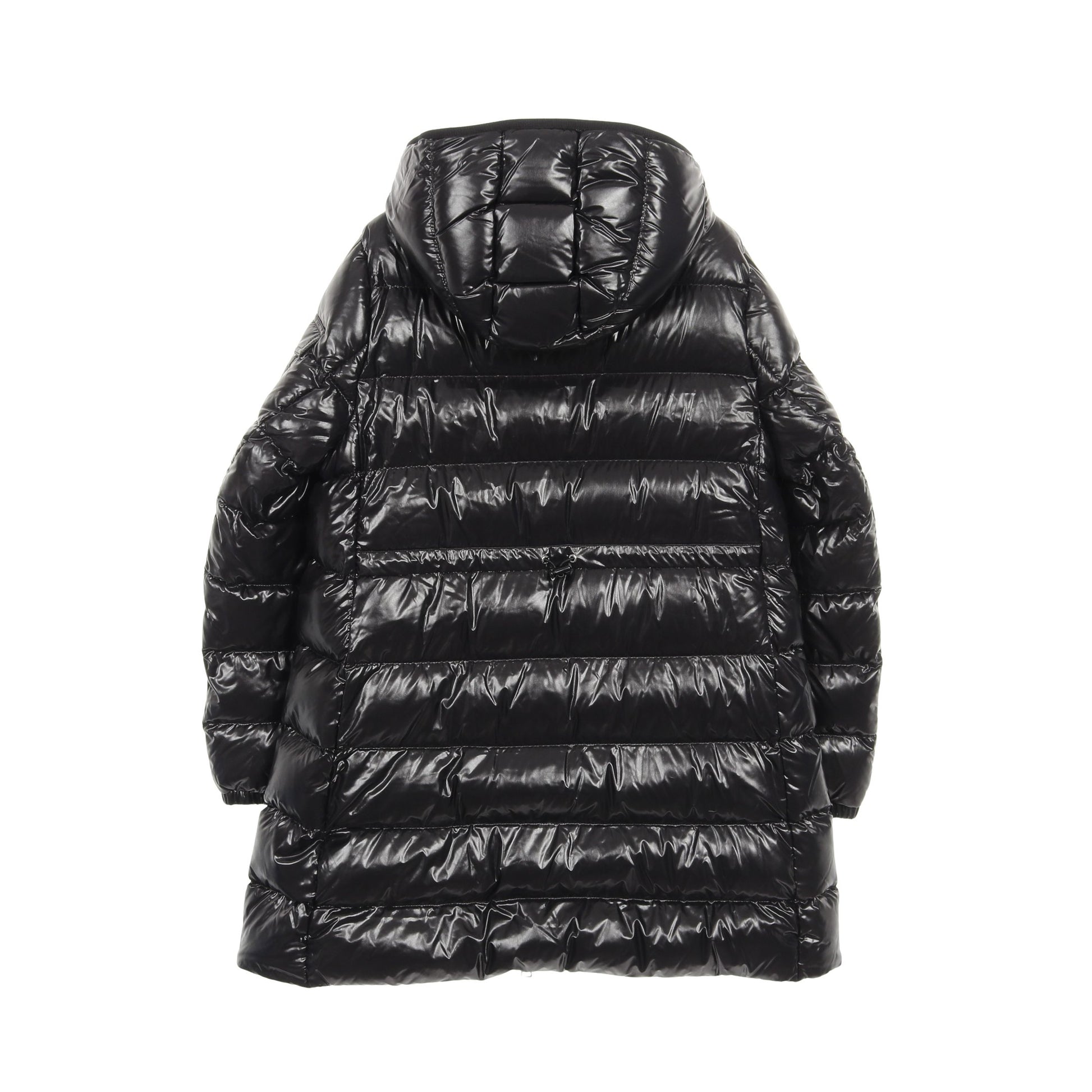 COURCELLES ダウンコート ナイロン ブラック フード付き 25AW モンクレール アウター MONCLER
