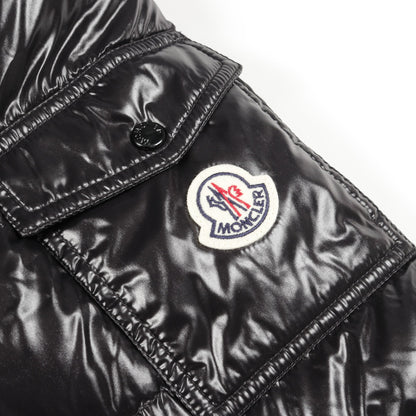 COURCELLES ダウンコート ナイロン ブラック フード付き 25AW モンクレール アウター MONCLER