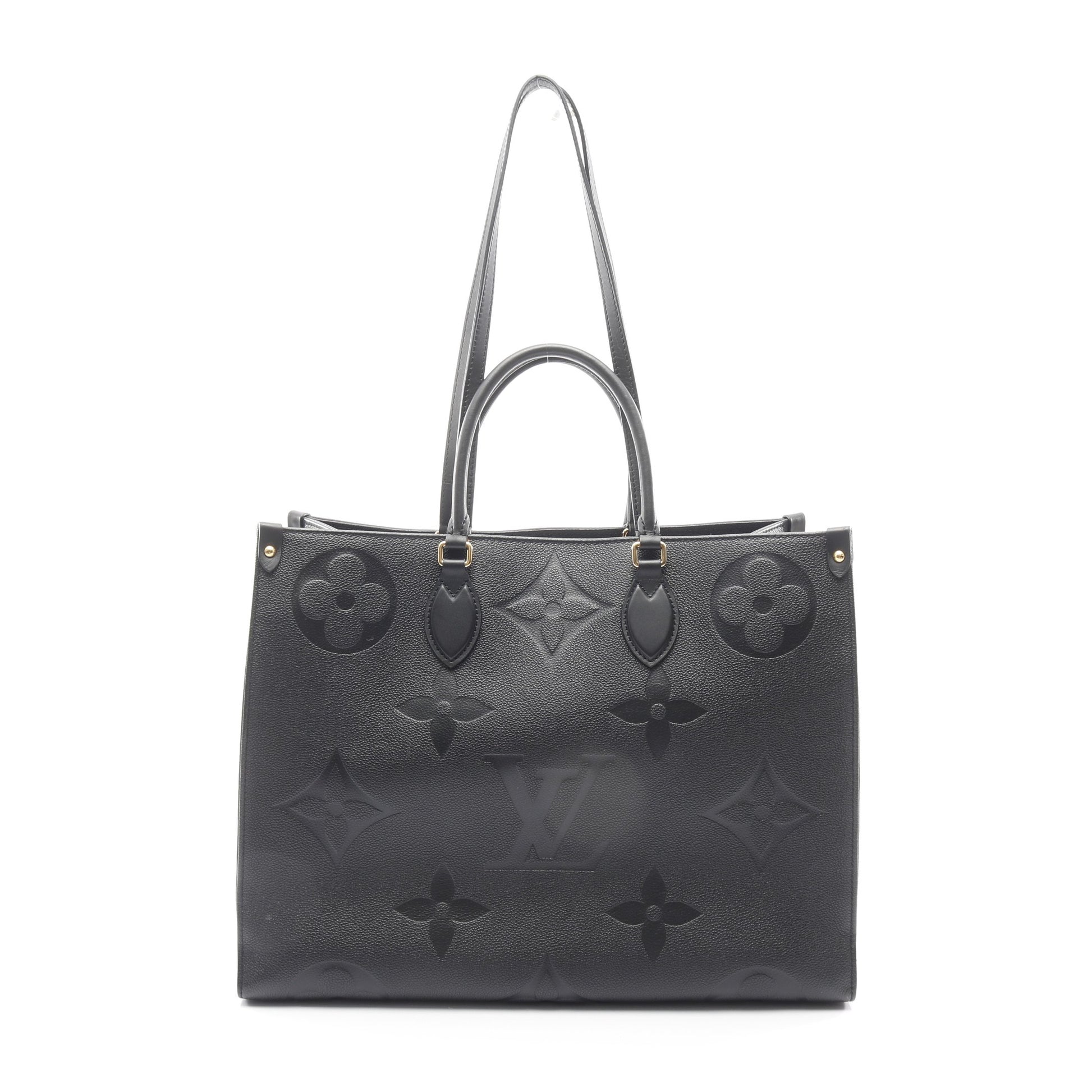オンザゴーGM モノグラムアンプラント ノワール ショルダーバッグ トートバッグ レザー ブラック 2WAY ルイヴィトン バッグ LOUIS VUITTON