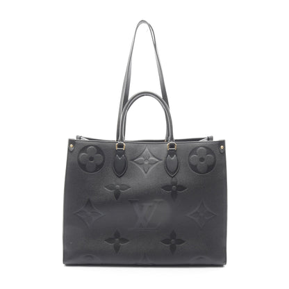 オンザゴーGM モノグラムアンプラント ノワール ショルダーバッグ トートバッグ レザー ブラック 2WAY ルイヴィトン バッグ LOUIS VUITTON