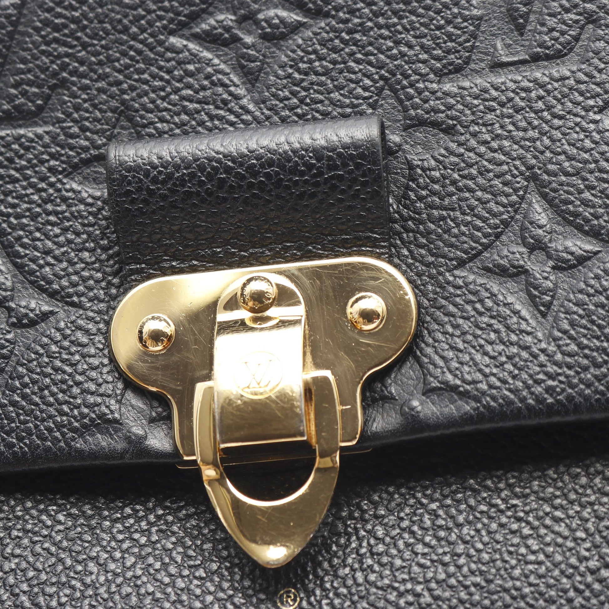 ヴァヴァンBB モノグラムアンプラント ノワール Wチェーンショルダーバッグ レザー ブラック ルイヴィトン バッグ LOUIS VUITTON