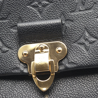 ヴァヴァンBB モノグラムアンプラント ノワール Wチェーンショルダーバッグ レザー ブラック ルイヴィトン バッグ LOUIS VUITTON