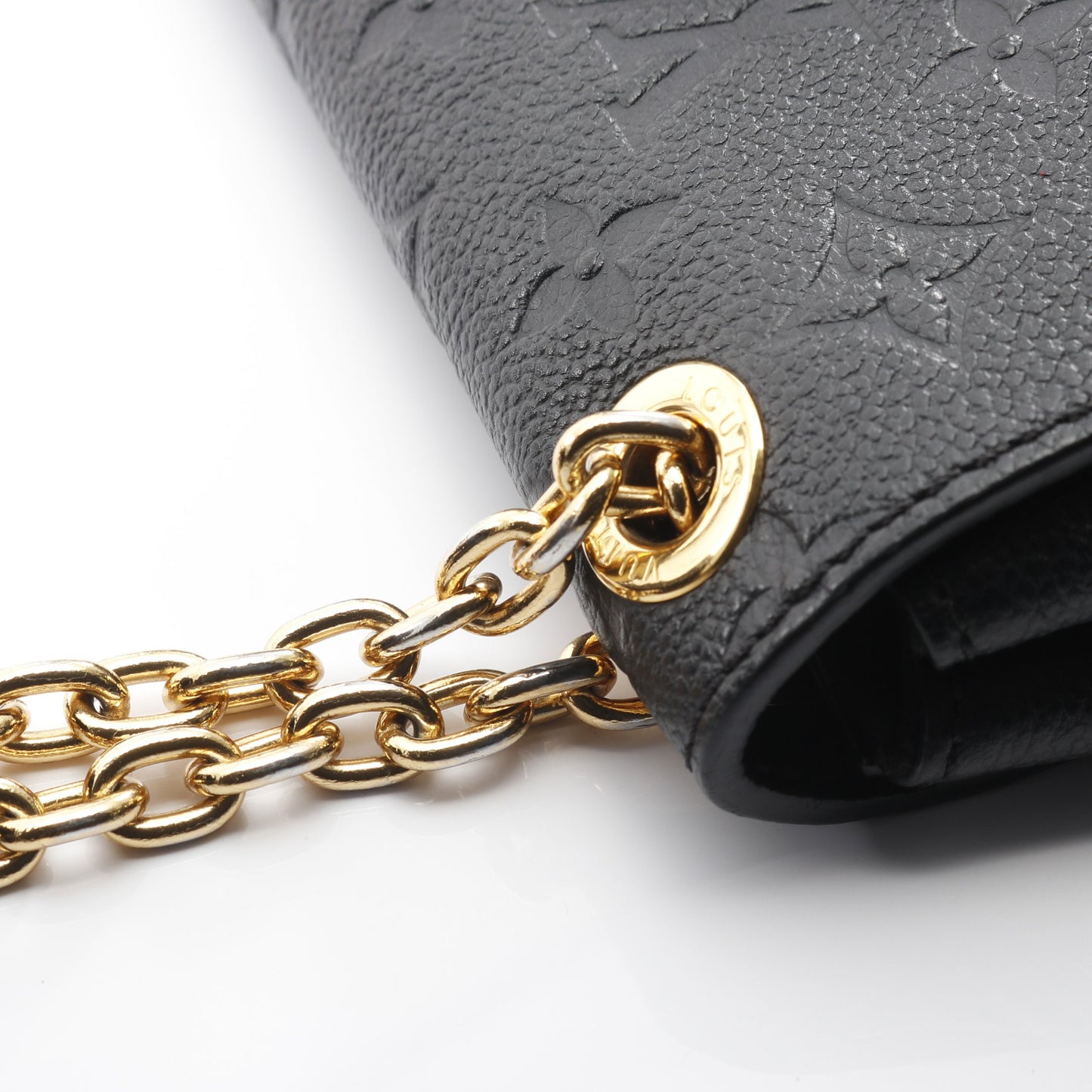 ヴァヴァンBB モノグラムアンプラント ノワール Wチェーンショルダーバッグ レザー ブラック ルイヴィトン バッグ LOUIS VUITTON