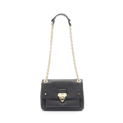 ヴァヴァンBB モノグラムアンプラント ノワール Wチェーンショルダーバッグ レザー ブラック ルイヴィトン バッグ LOUIS VUITTON
