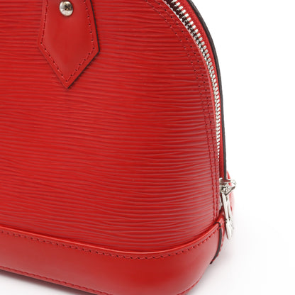アルマBB エピ コクリコ ハンドバッグ レザー レッド 2WAY ルイヴィトン バッグ LOUIS VUITTON