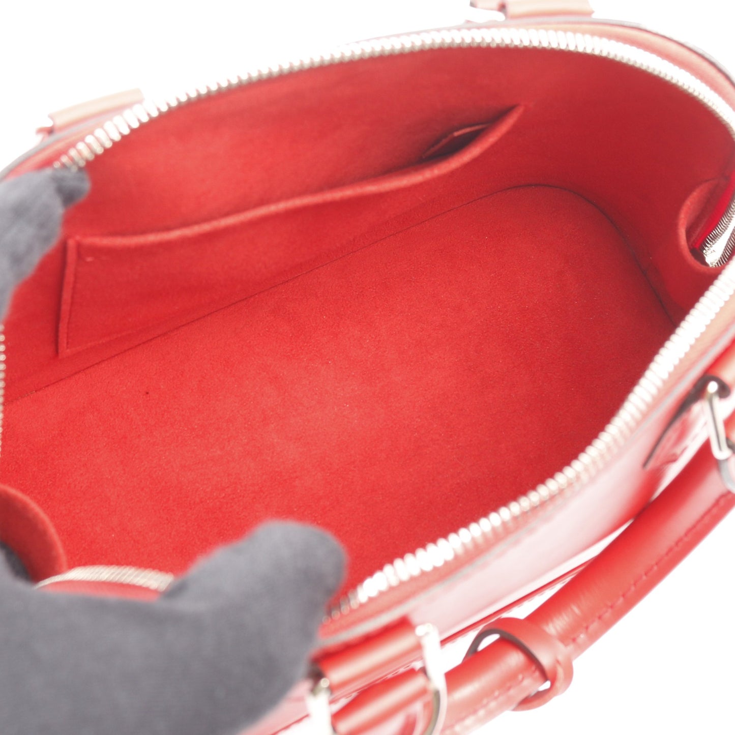 アルマBB エピ コクリコ ハンドバッグ レザー レッド 2WAY ルイヴィトン バッグ LOUIS VUITTON