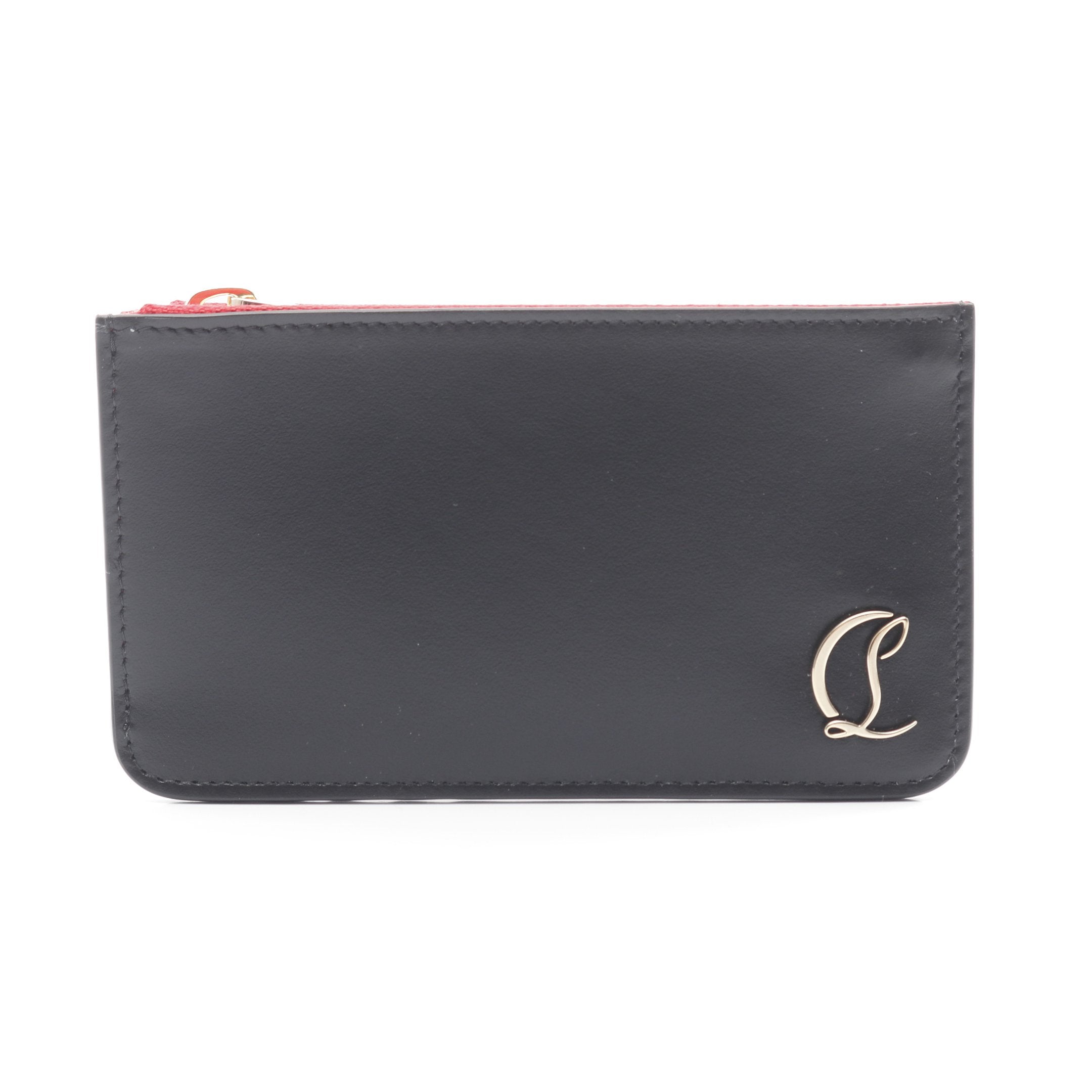 LOUBI54 ZIPPED CARD HOLDER ルビ54 カードケース レザー ブラック