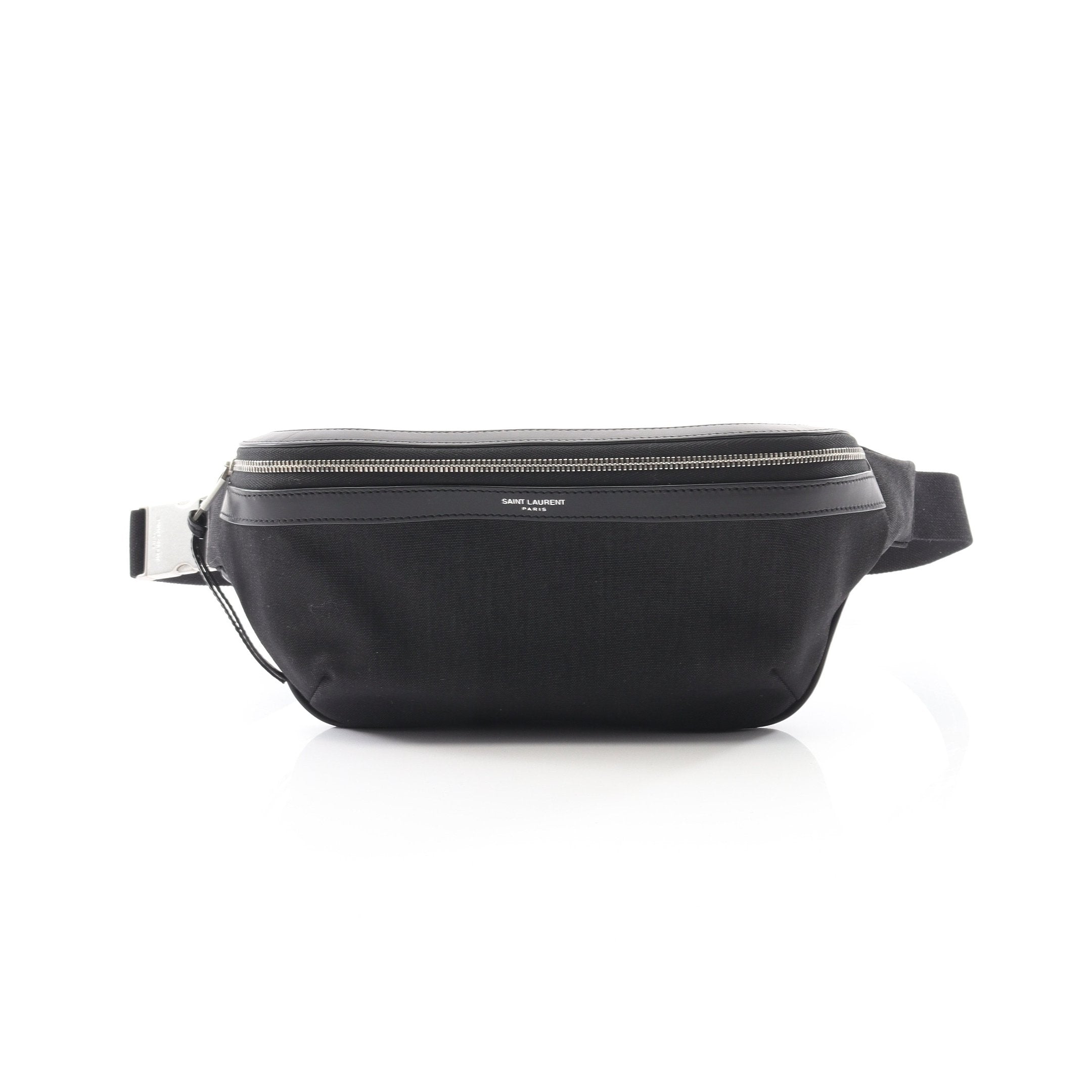 ボディバッグ ウエストバッグ ナイロン ブラック サンローラン
