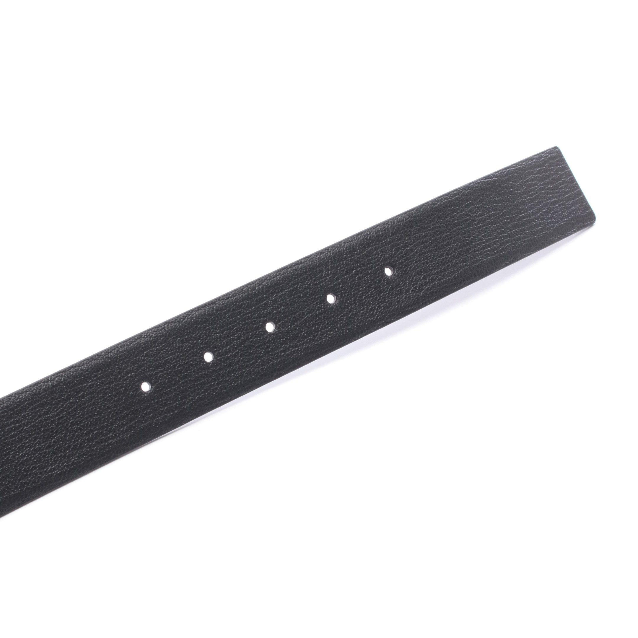 FFスクエア ベルト レザー PVC ブラック グレー リバーシブル