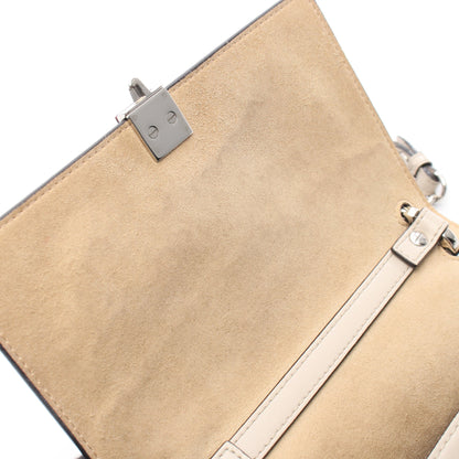 MINI KAN I ミニ キャナイ チェーンショルダーバッグ レザー ベージュ フェンディ バッグ FENDI