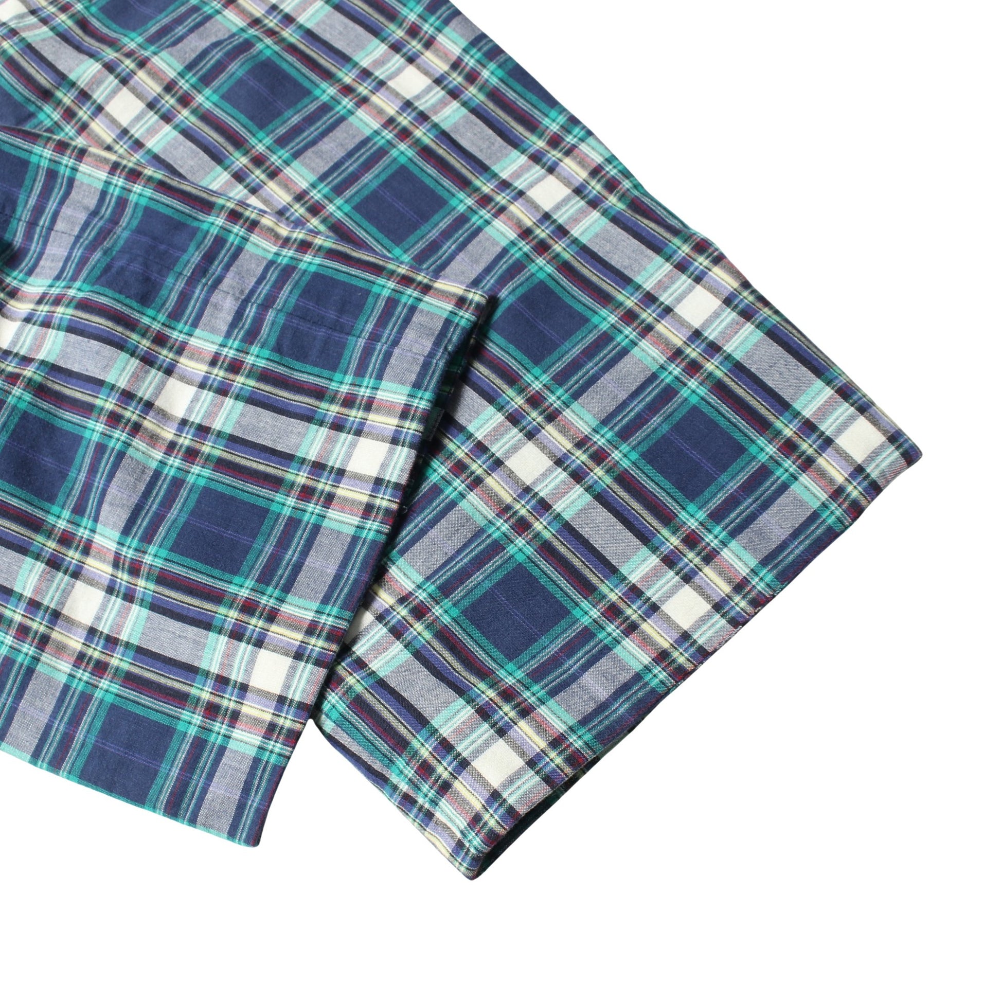 パンツ マドラスチェック コットン ブルー マルチカラー コムデギャルソンオムプリュス ボトムス COMME des GARCONS HOMME PLUS