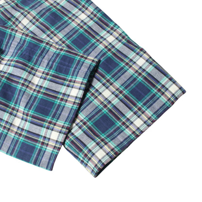 パンツ マドラスチェック コットン ブルー マルチカラー コムデギャルソンオムプリュス ボトムス COMME des GARCONS HOMME PLUS