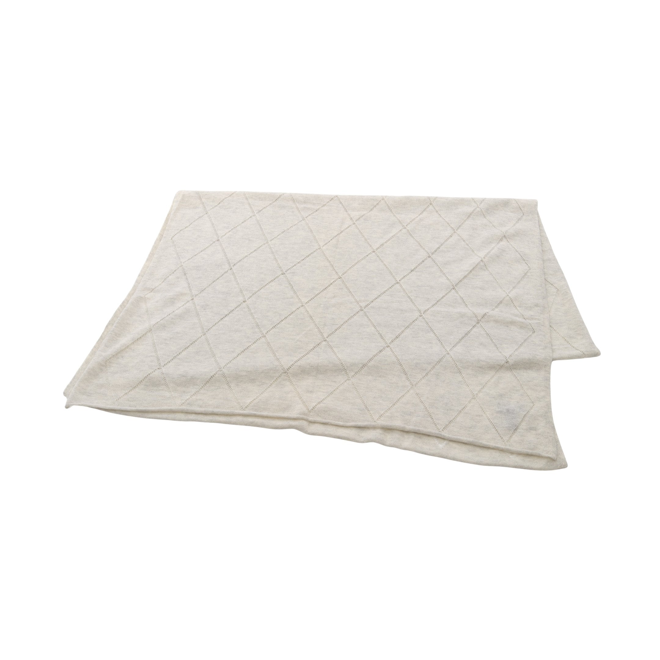 ココマーク ストール ショール カシミヤ ライトグレー シャネル – RECLO