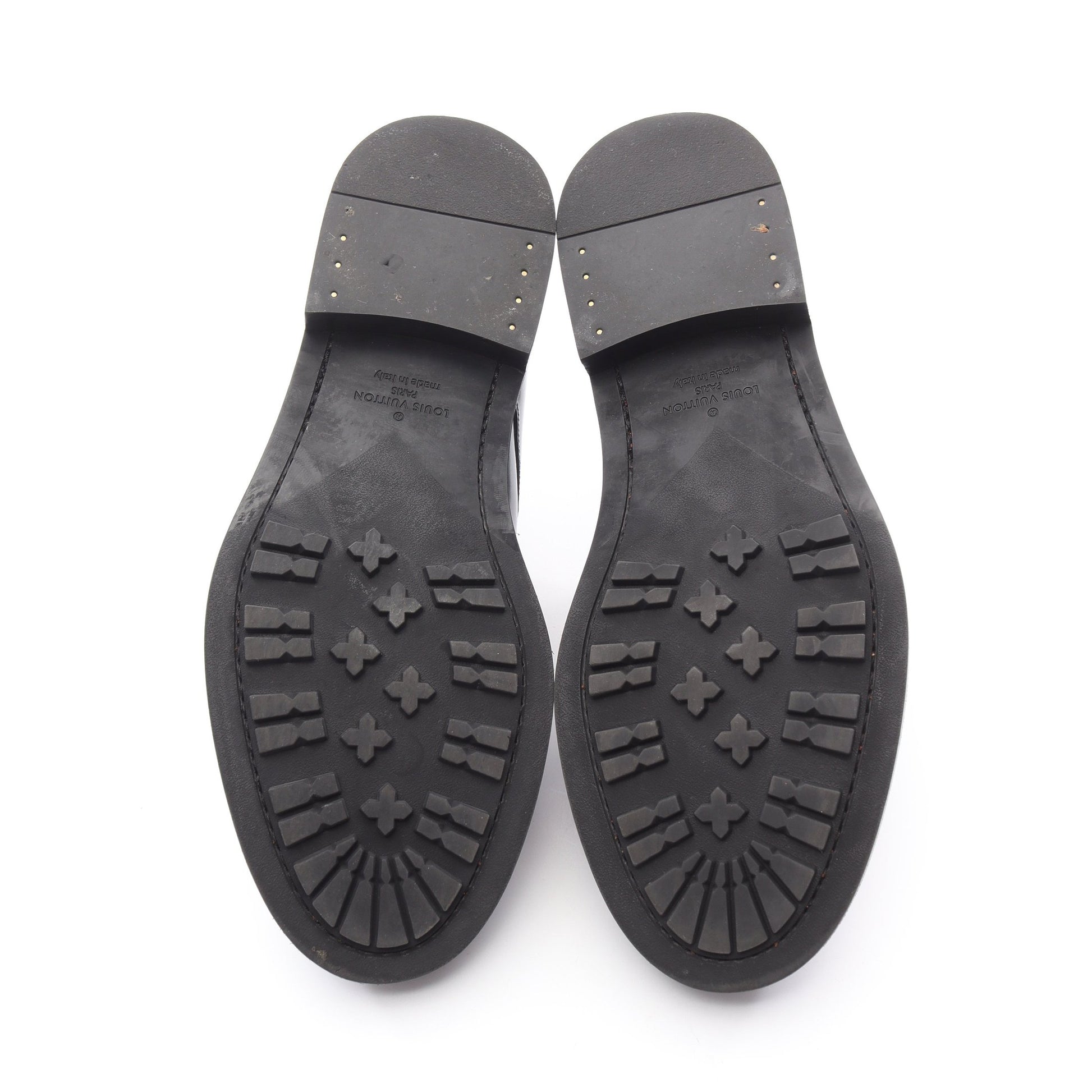 LOUIS VUITTON × NIGO ヴォルテールライン リシュリュー ドレスシューズ レザー ブラック ルイヴィトン シューズ LOUIS VUITTON