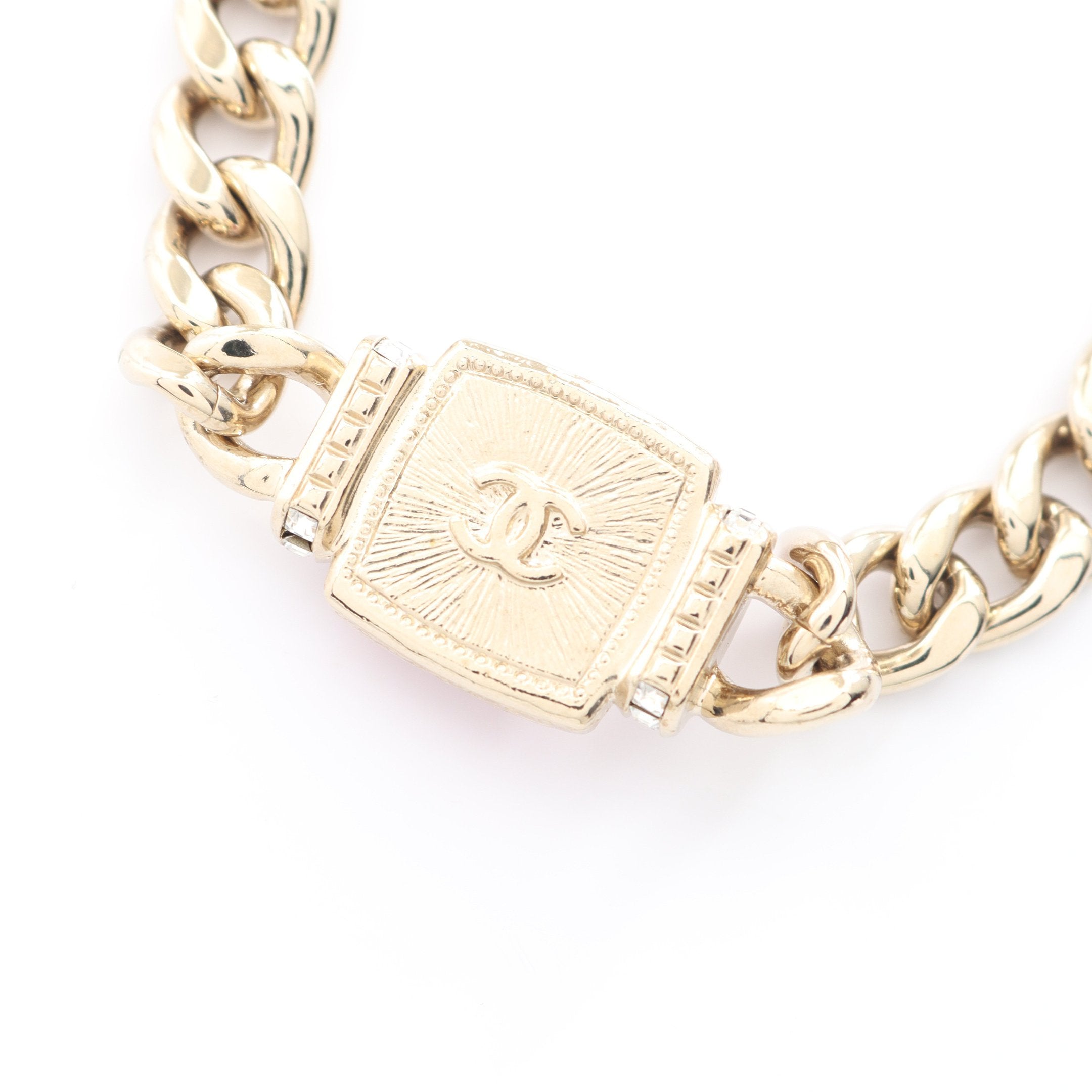 ココマーク ネックレス チョーカー GP フェイクパール ゴールド ピンク