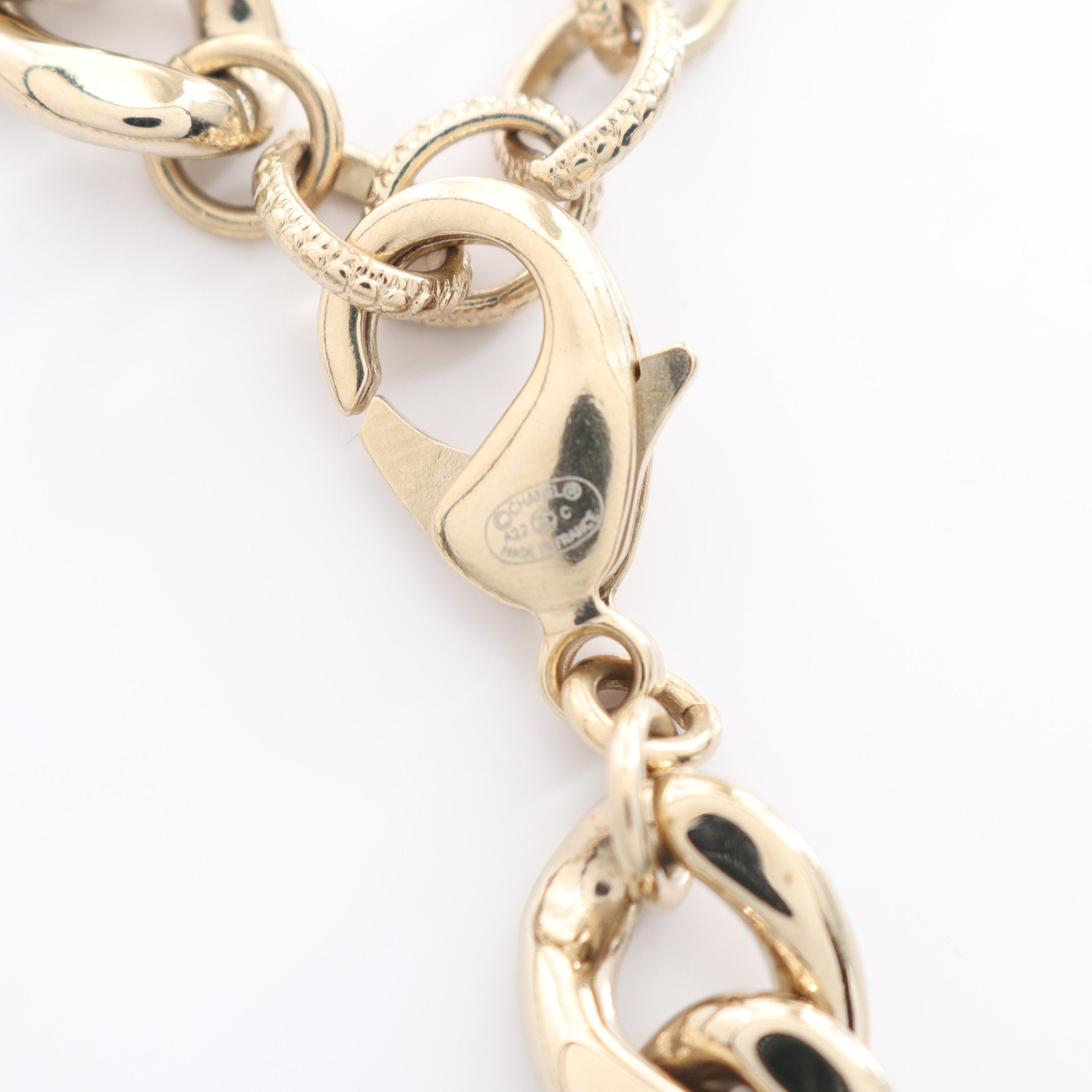 ココマーク ネックレス チョーカー GP フェイクパール ゴールド ピンク