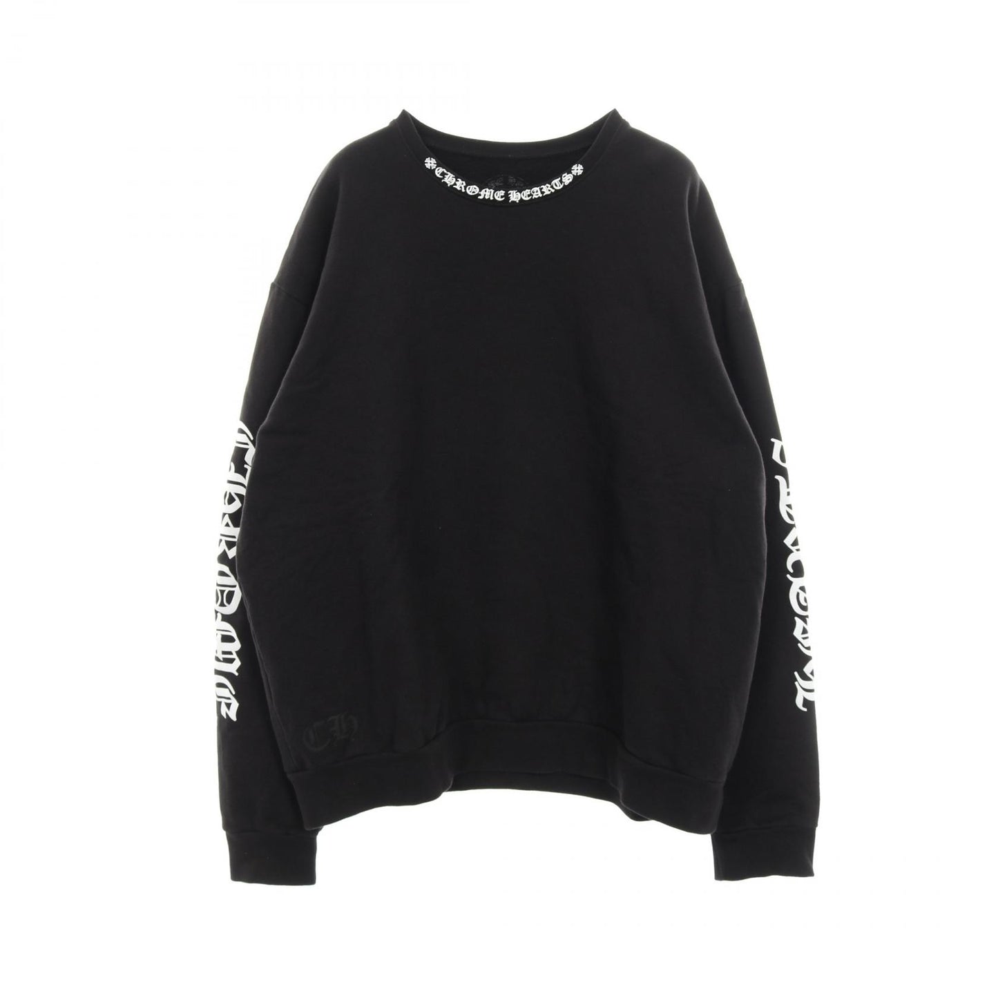 Neck Logo ネックロゴ スウェットシャツ コットン ブラック クロムハーツ トップス Chrome Hearts