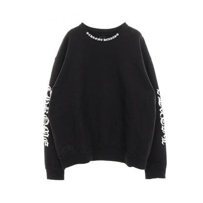 Neck Logo ネックロゴ スウェットシャツ コットン ブラック クロムハーツ トップス Chrome Hearts