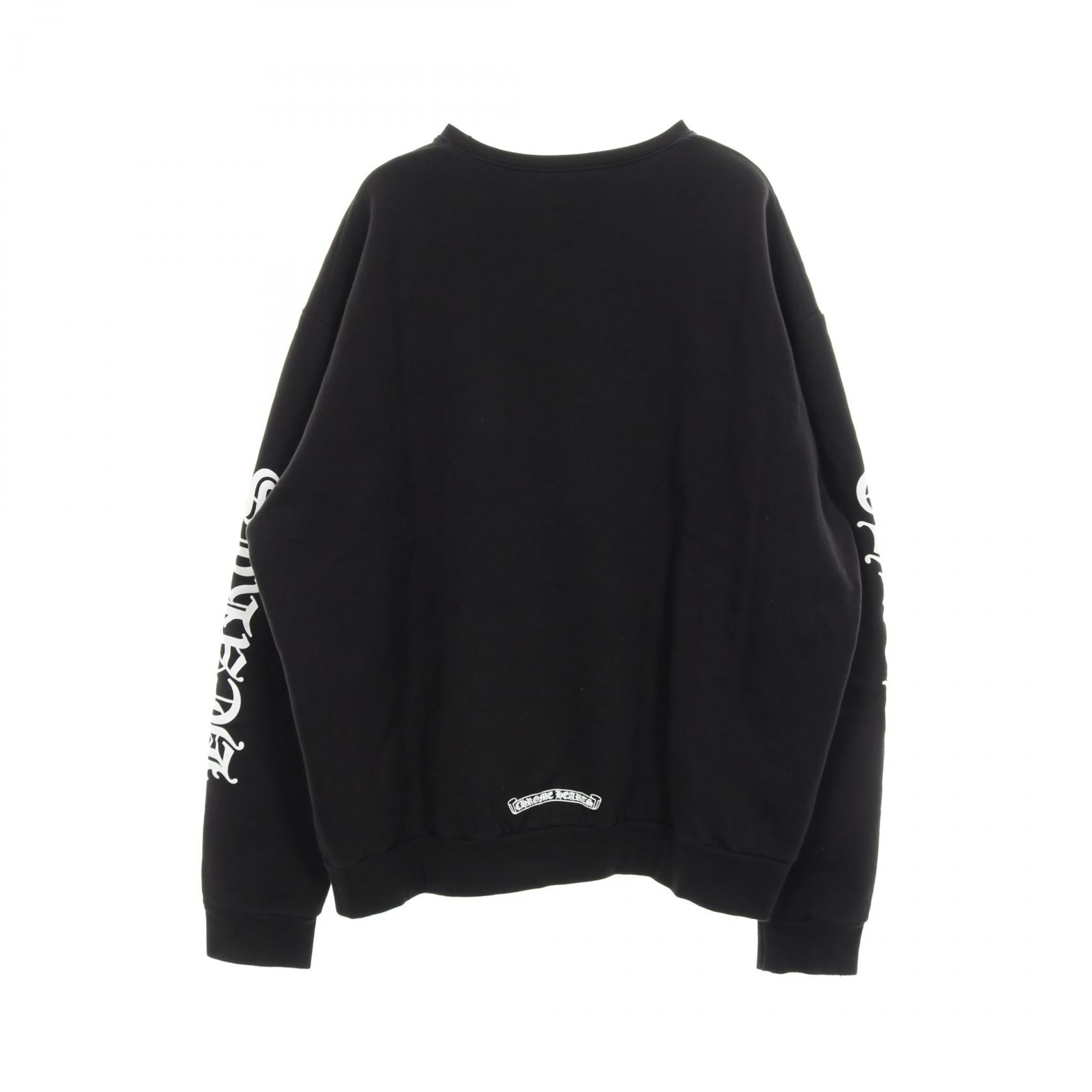 Neck Logo ネックロゴ スウェットシャツ コットン ブラック クロム