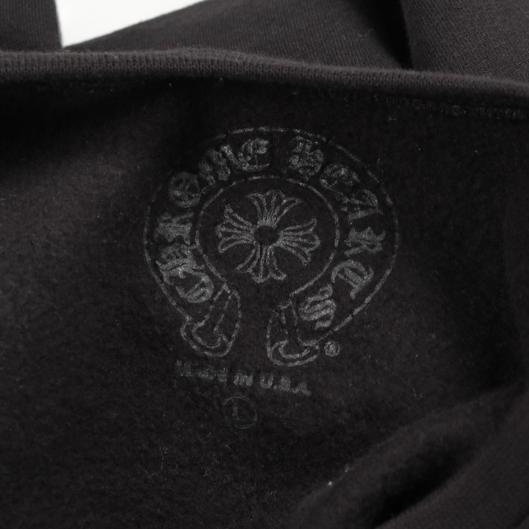 Neck Logo ネックロゴ スウェットシャツ コットン ブラック クロムハーツ トップス Chrome Hearts