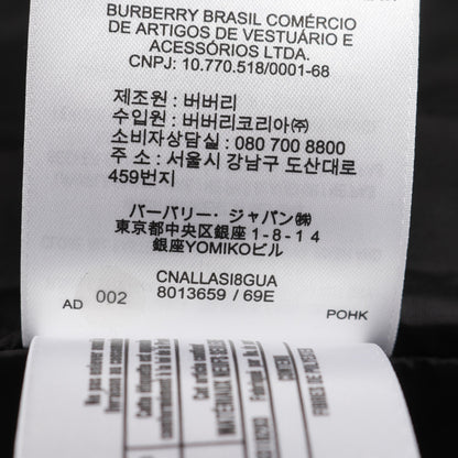 ベスト ハイネック ナイロン ブラック バーバリー アウター BURBERRY
