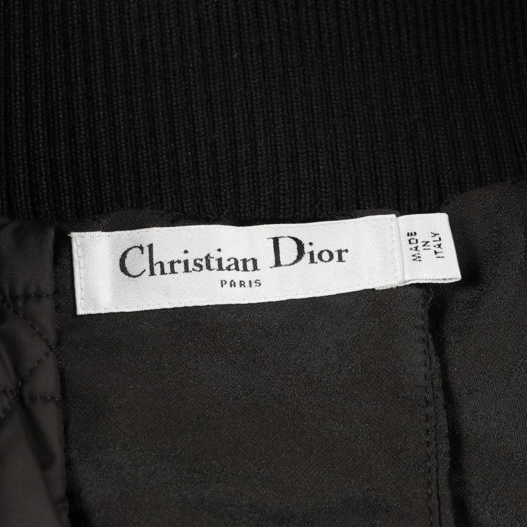 クロップド ジャケット ブラック クリスチャンディオール アウター Christian Dior