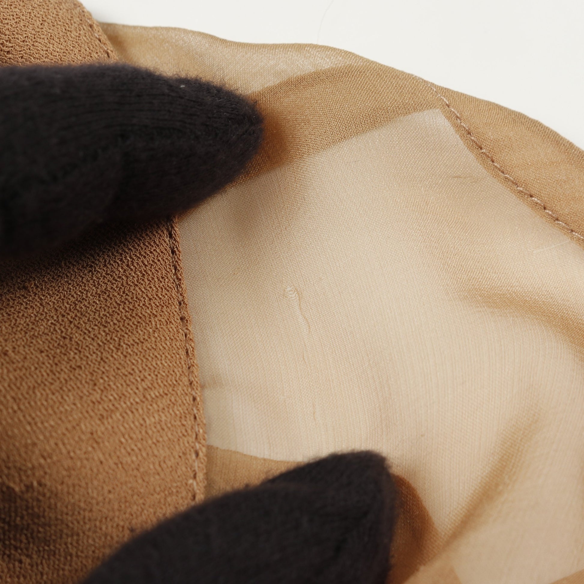ワンピース ノースリーブ レース シルク レザー ライトブラウン ブラック 切替 バーバリー ワンピース BURBERRY