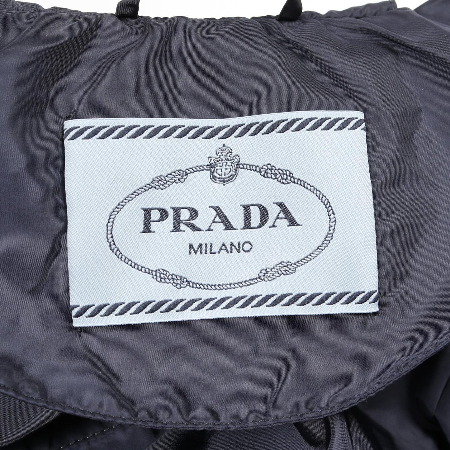 ライトウェイト Re-Nylon ブルゾンジャケット ブルゾン ナイロン ネイビー ホワイト プラダ アウター PRADA