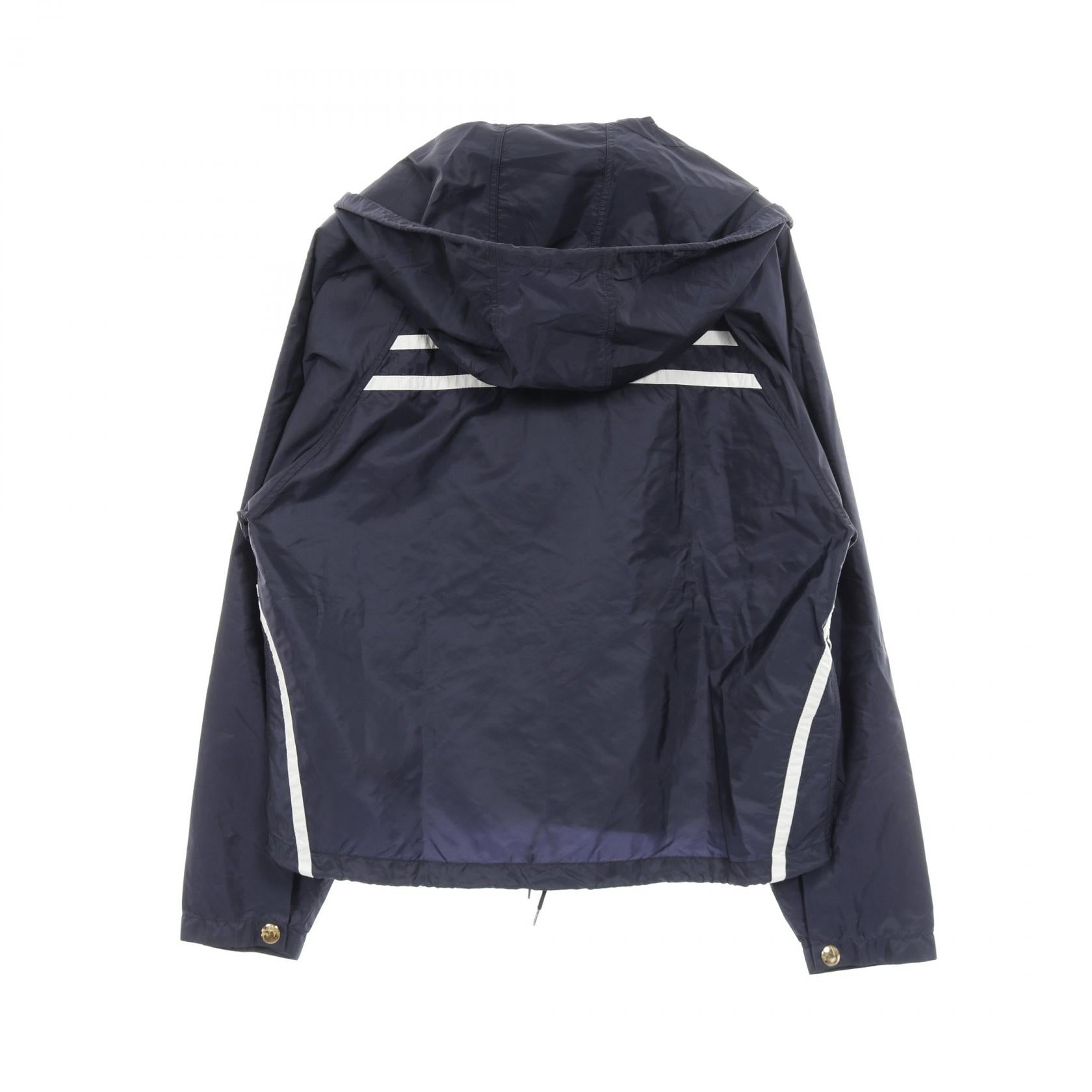 プラダ PRADA Re-Nylon ライト レインジャケット ナイロンジャケット 衣料品 アウター ナイロン レディース ネイビー系 【中古】 2830809724.jpg?1774931104