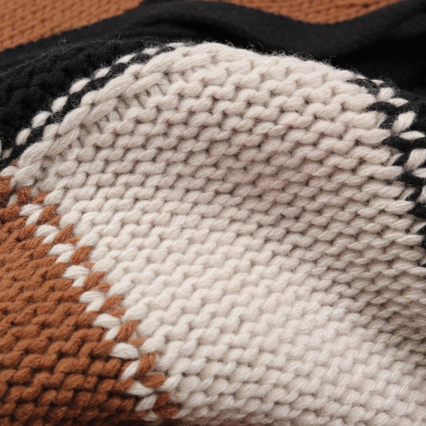 未使用 イタリア フランコバッシ カシミヤ+ウール ブラウン×ベージュ 秋冬先行セール｜GRAN SASSO グランサッソ / ヴァージンウールカシミヤ