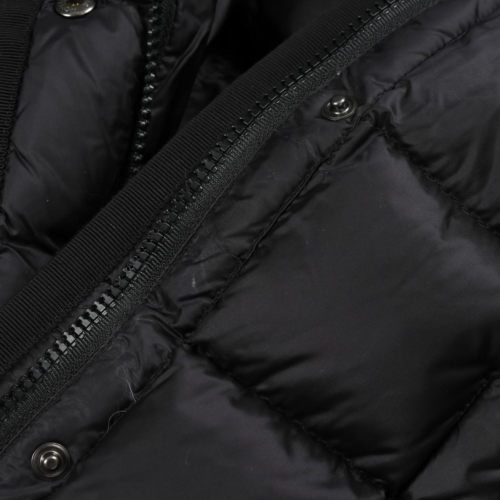 HERMINE エルミンヌ ダウンコート ナイロン ブラック モンクレール – RECLO