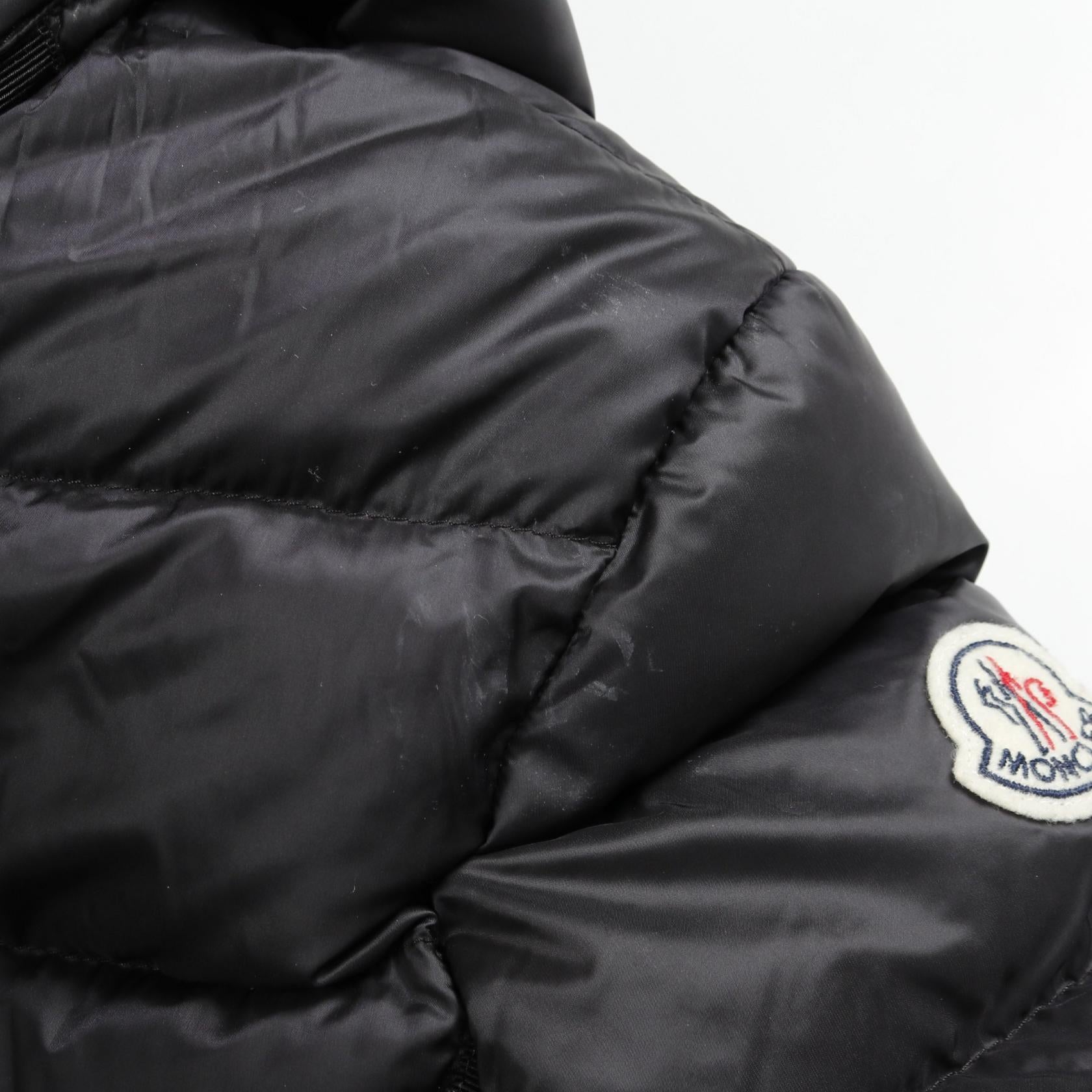 HERMINE エルミンヌ ダウンコート ナイロン ブラック モンクレール – RECLO