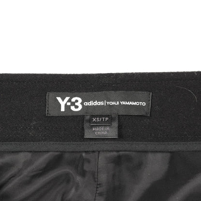 ショート サルエルパンツ ウール ブラック ワイスリー ボトムス Y-3