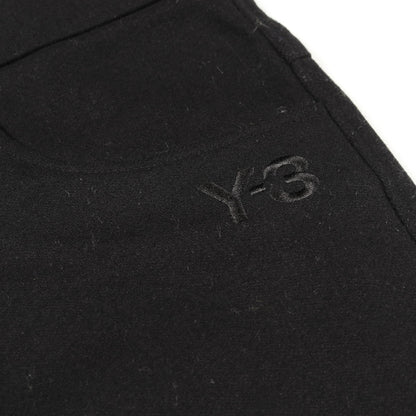 ショート サルエルパンツ ウール ブラック ワイスリー ボトムス Y-3