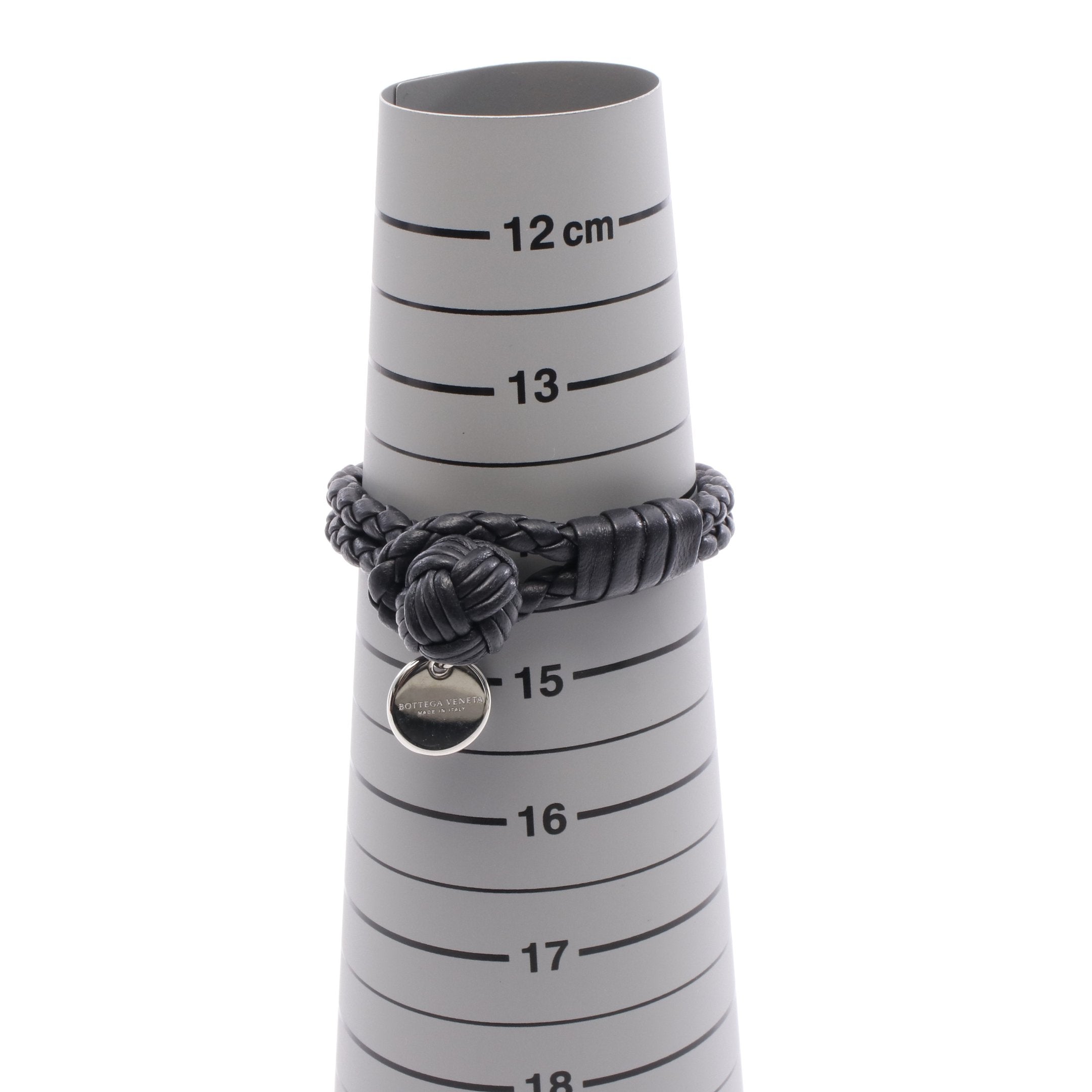 イントレチャート ブレスレット レザー ブラック ボッテガヴェネタ – RECLO