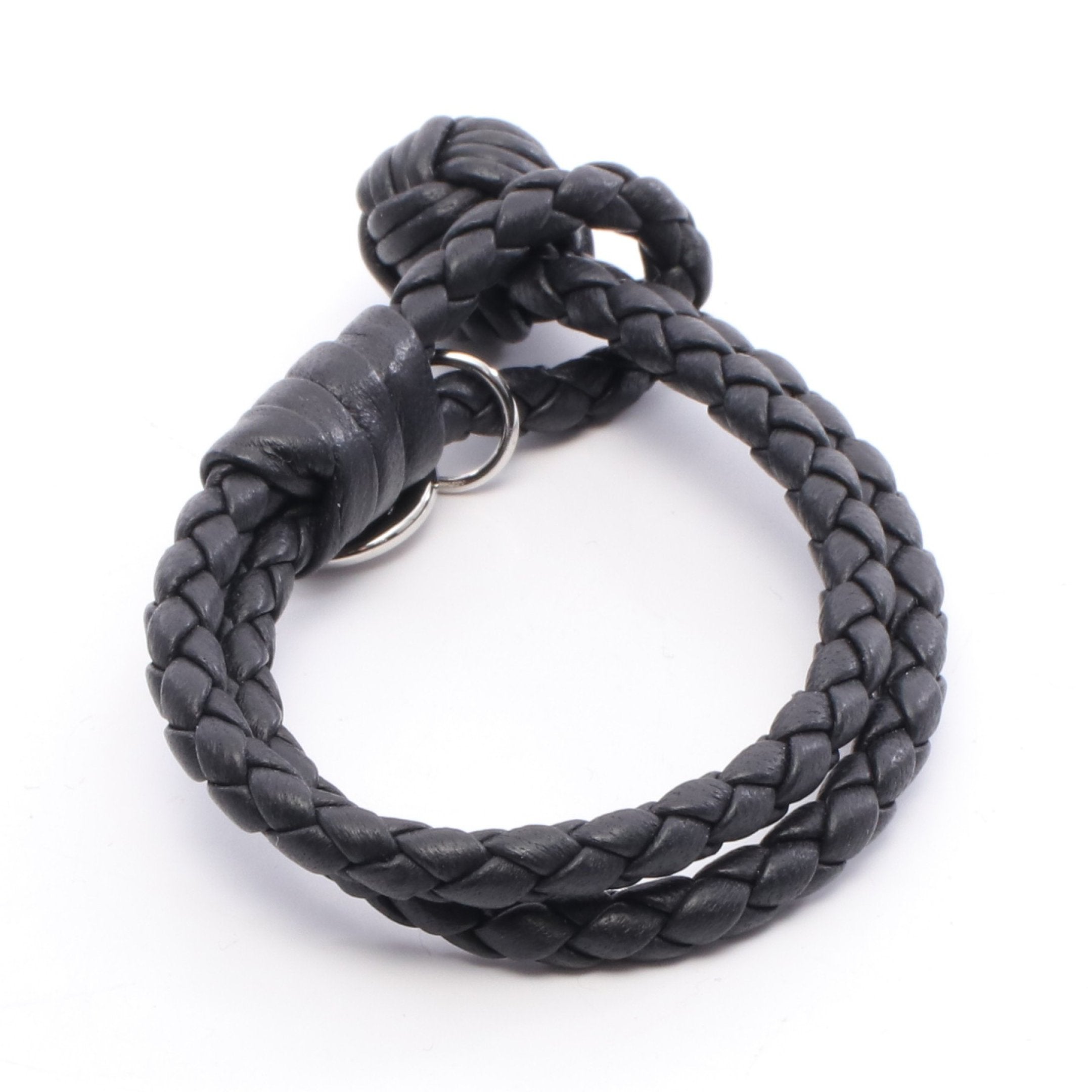 イントレチャート ブレスレット レザー ブラック ボッテガヴェネタ – RECLO