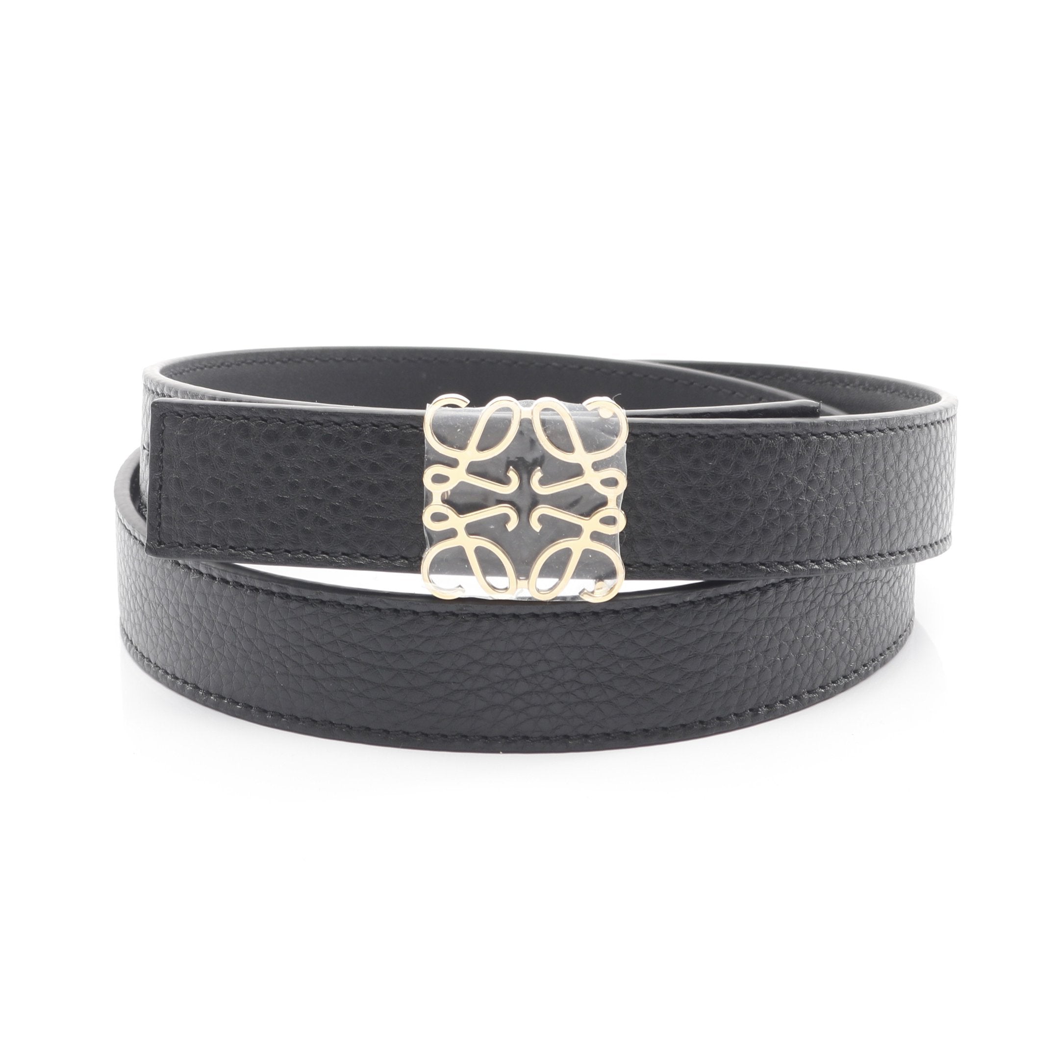 リバーシブル アナグラム ベルト ブラック ブラック ロエベ – RECLO