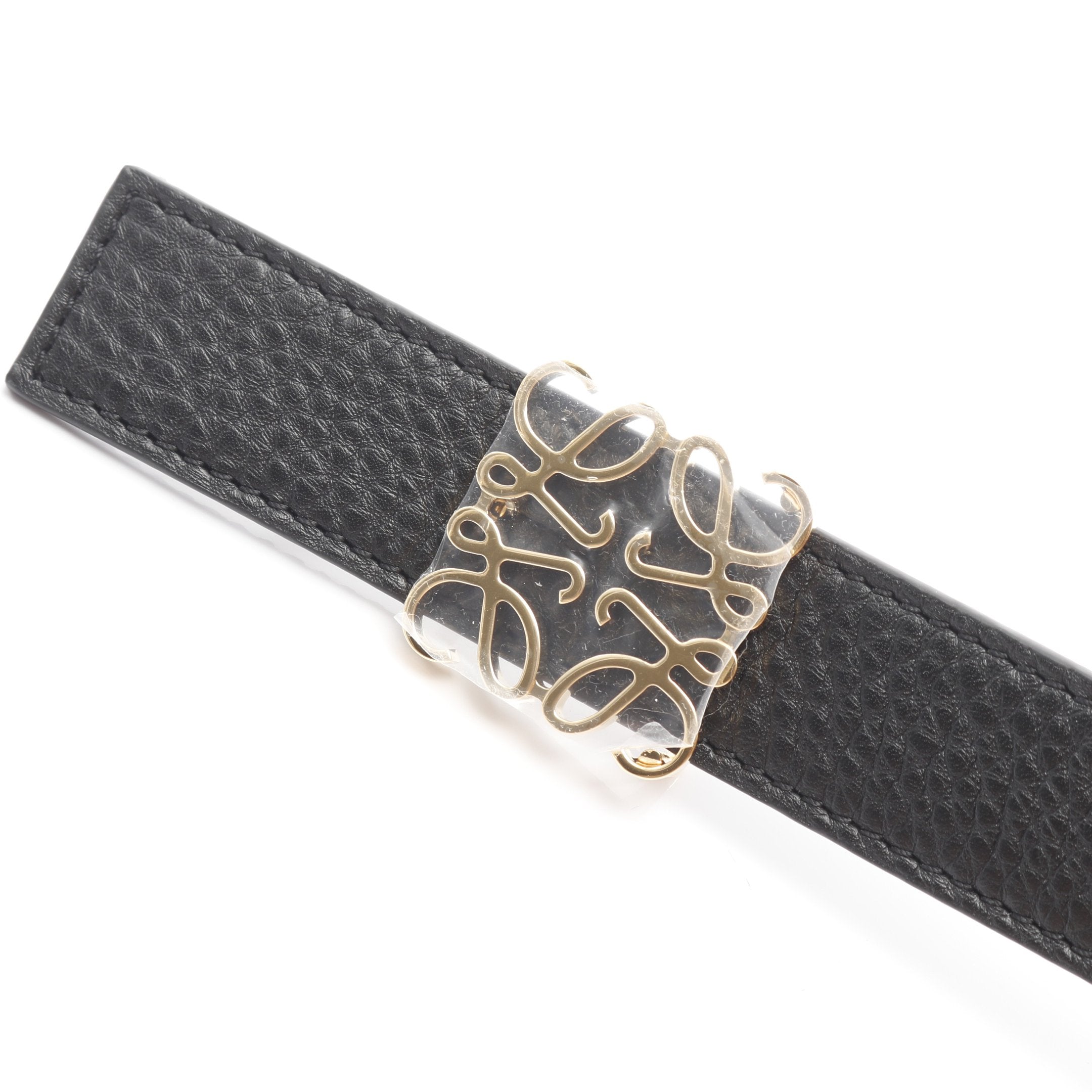 けーさん　リバーシブル アナグラム ベルトスムースカーフ　ブラックタン リバーシブル アナグラム ベルト（スムースカーフ） ブラック