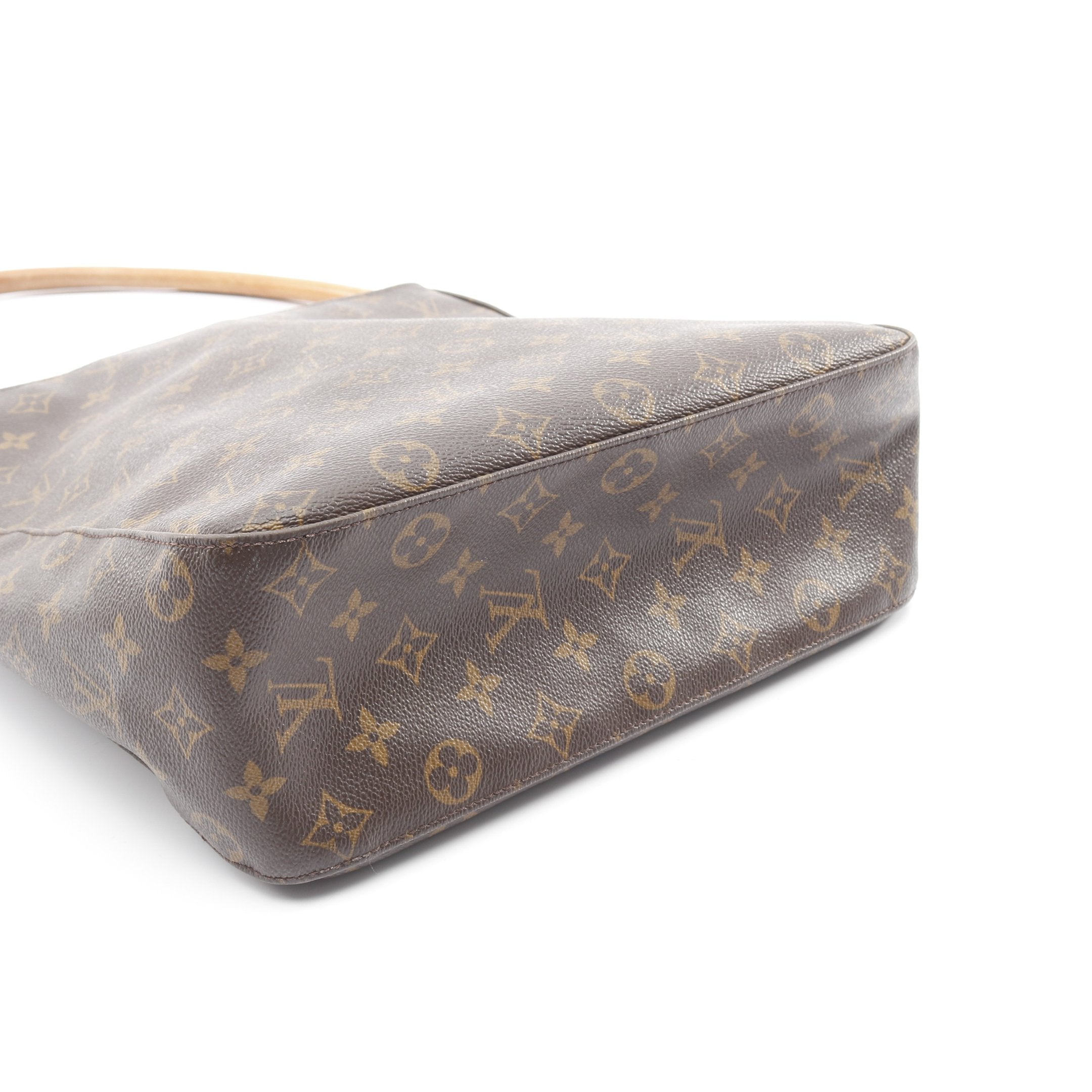 美品　ルイヴィトン　ルーピングGM　モノグラム　ショルダーバッグ　レザー LV モノグラム ルーピングGM 詳細情報とお値段【ルイ・ヴィトン