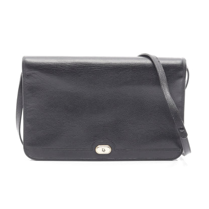 ハニカム ショルダーバッグ レザー ブラック クリスチャンディオール バッグ Christian Dior