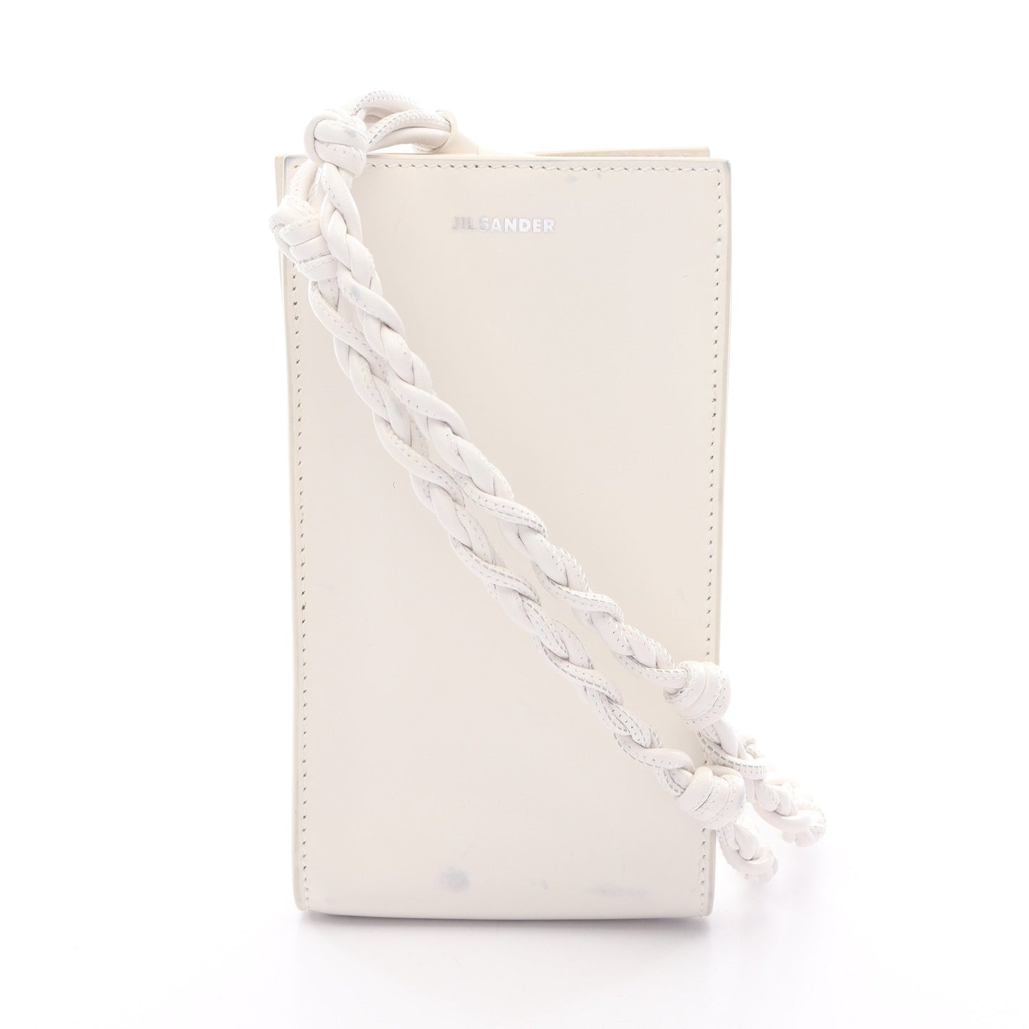 TANGLE タングル フォンケース ショルダーバッグ レザー オフホワイト ジルサンダー バッグ JIL SANDER