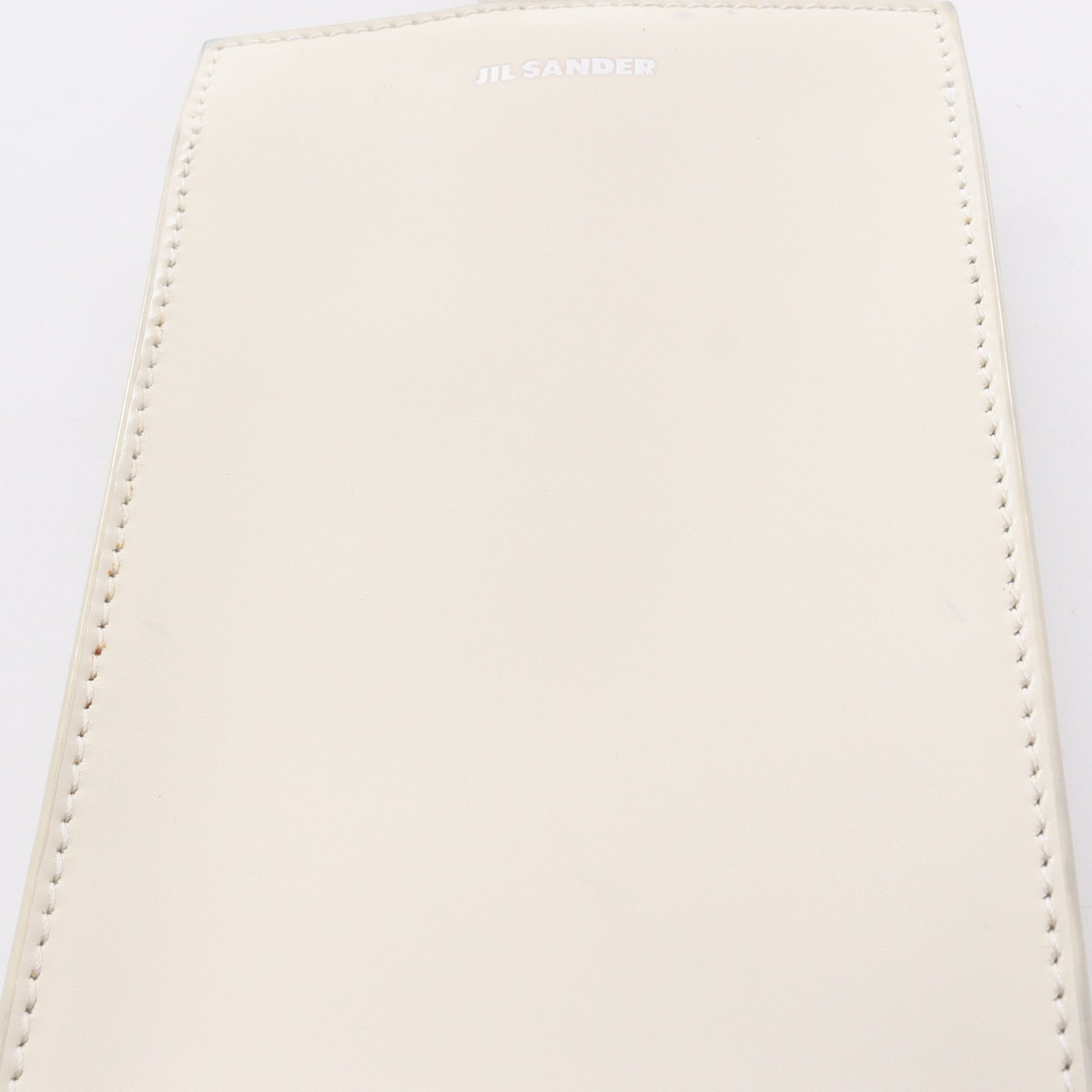 TANGLE タングル フォンケース ショルダーバッグ レザー オフホワイト ジルサンダー バッグ JIL SANDER